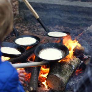 Vinterbål og pandekager
