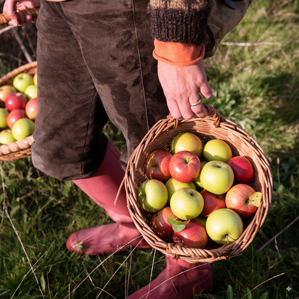 Æblerov i skoven - Månedens tur i oktober_ai